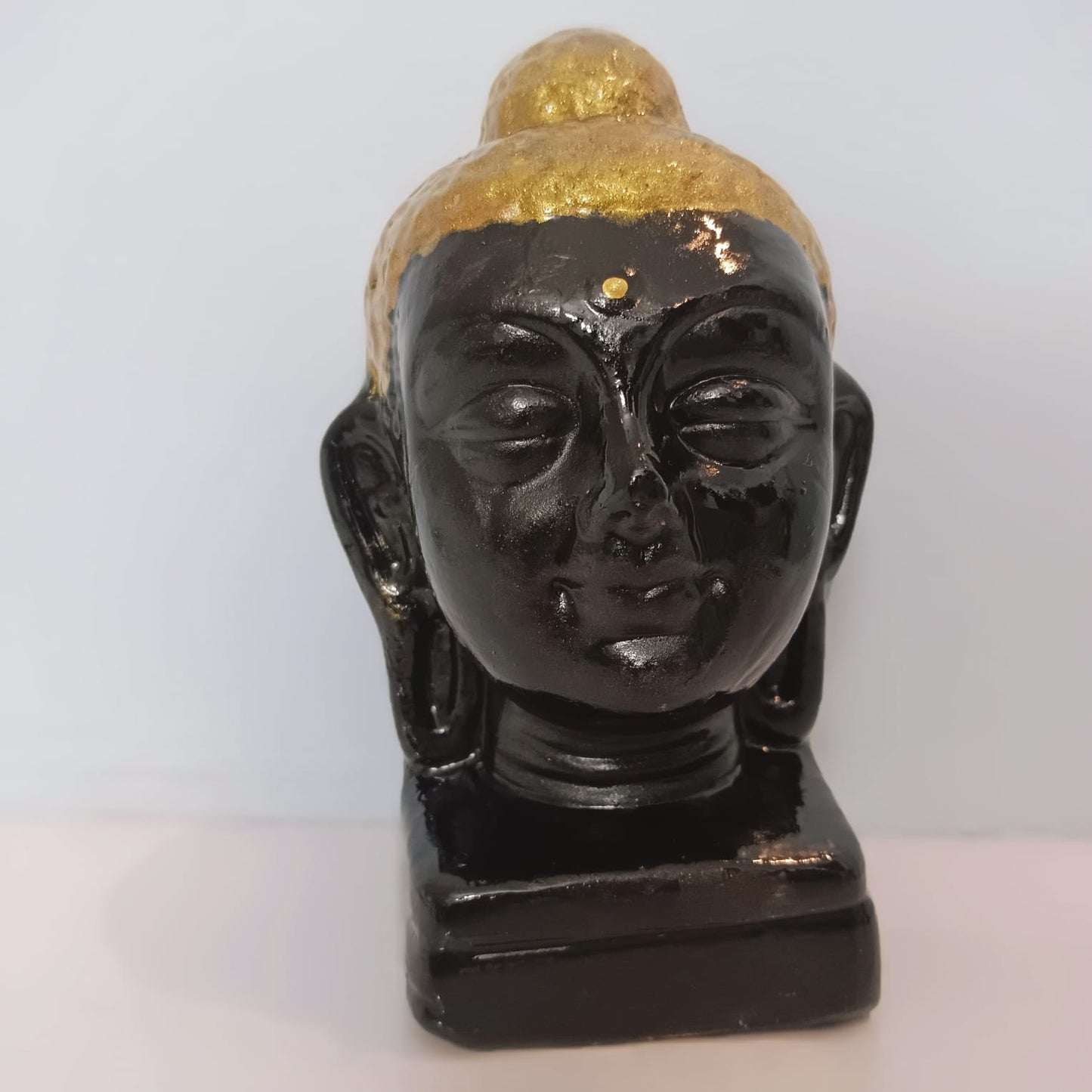 Sowpeace Premium Terracotta Meditating Buddha Head Tabletop