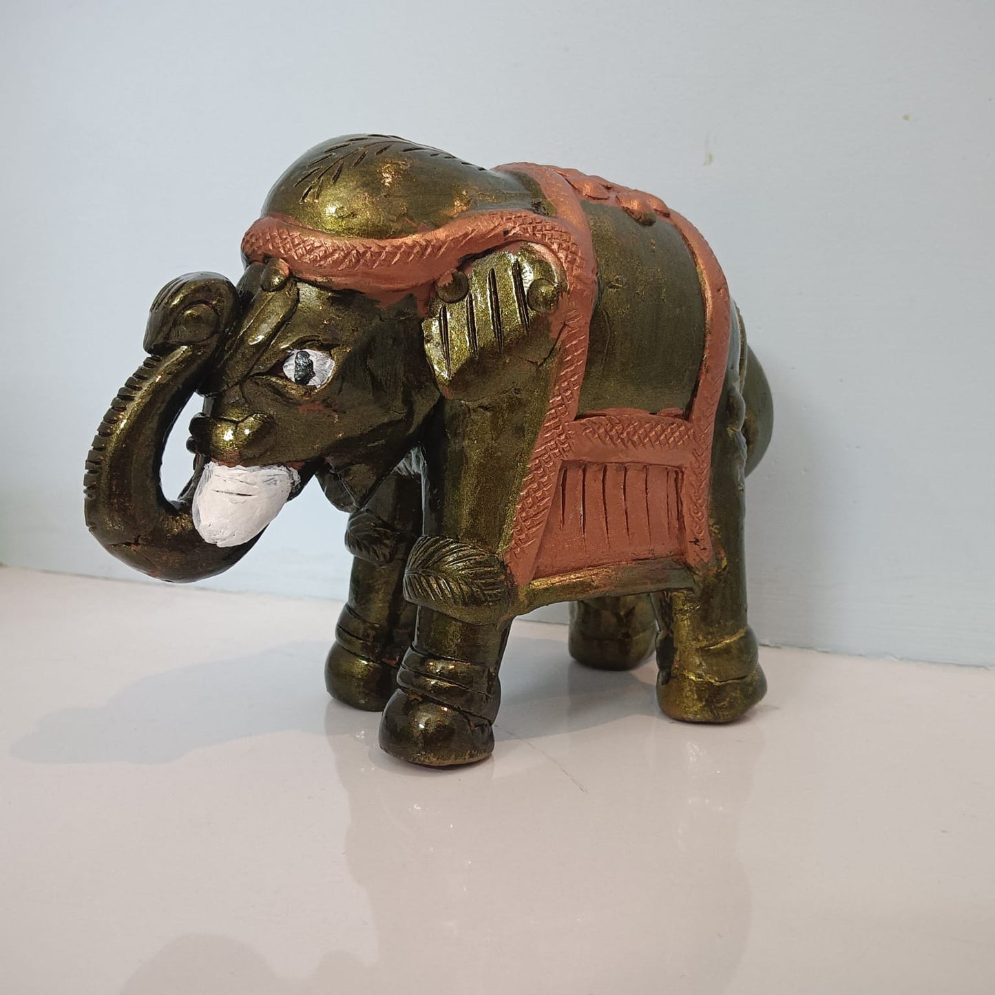 Decorative Terracotta Elephant Small Decor