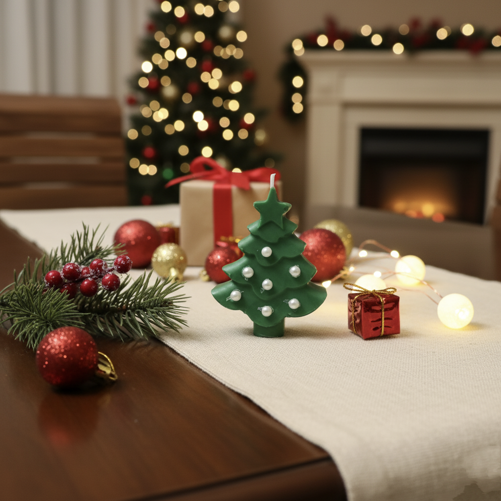 Christmas Tree Candle