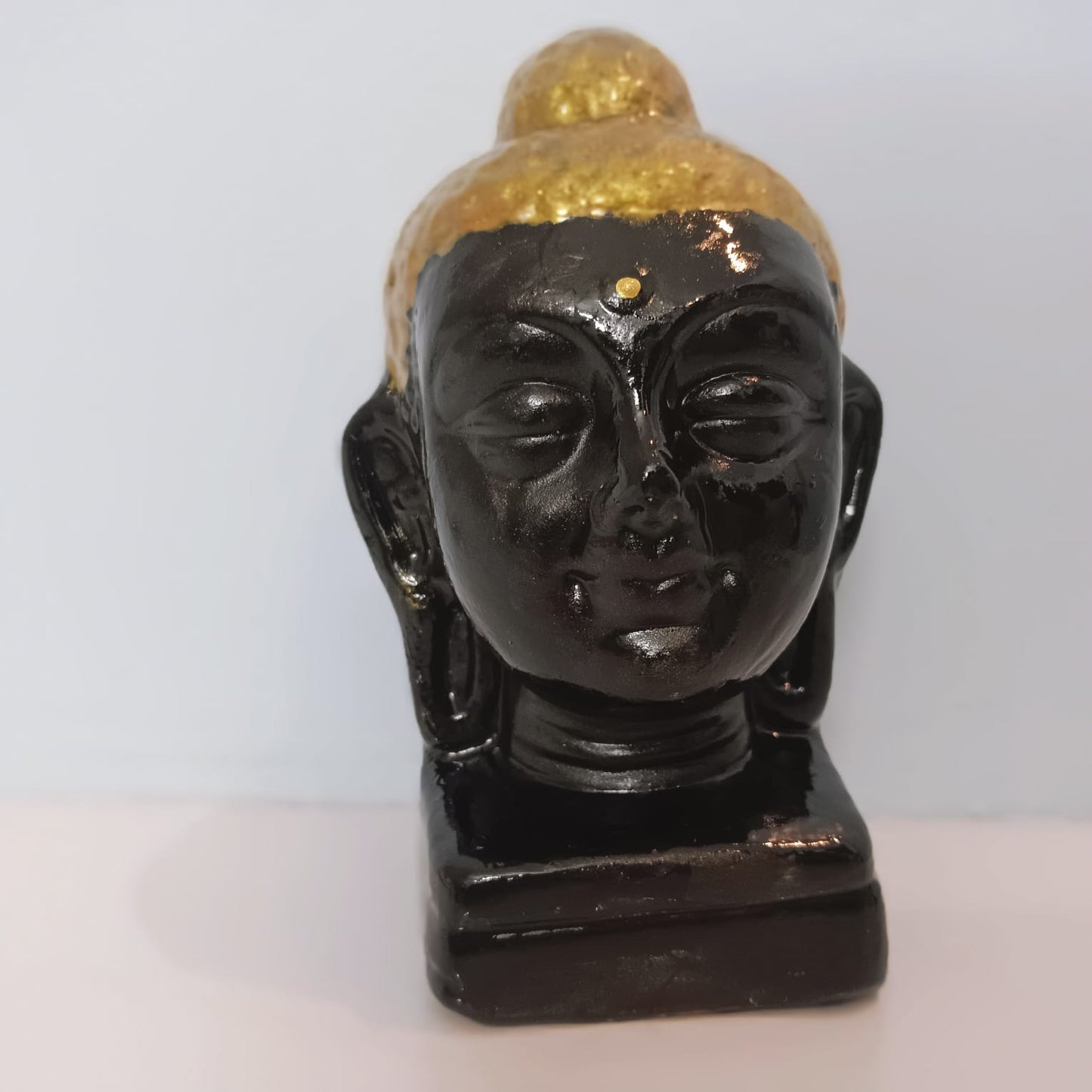 Sowpeace Premium Terracotta Meditating Buddha Head Tabletop