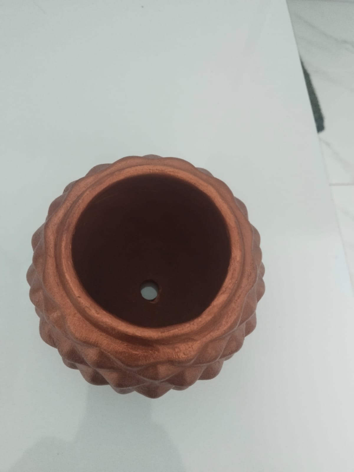 Diamond Design Terracotta Planters -For Decoration