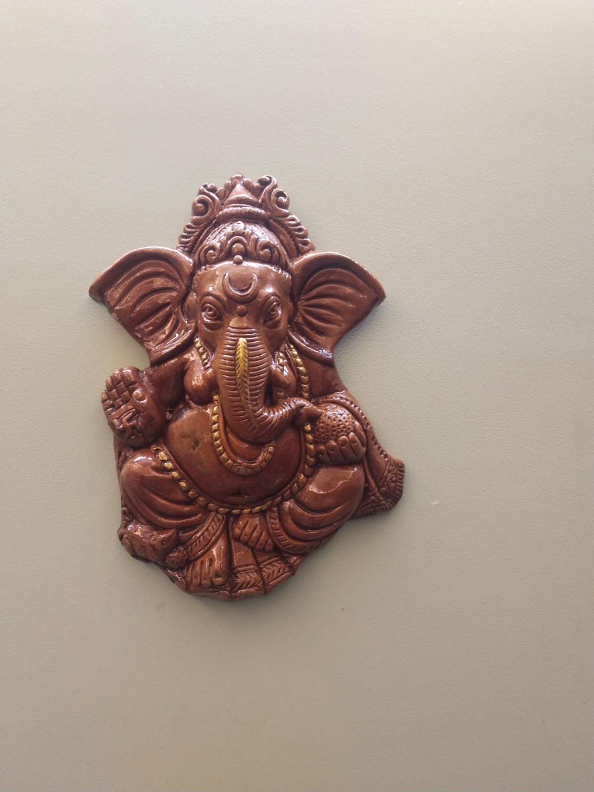 Terracotta Ganesha Wall Hanging